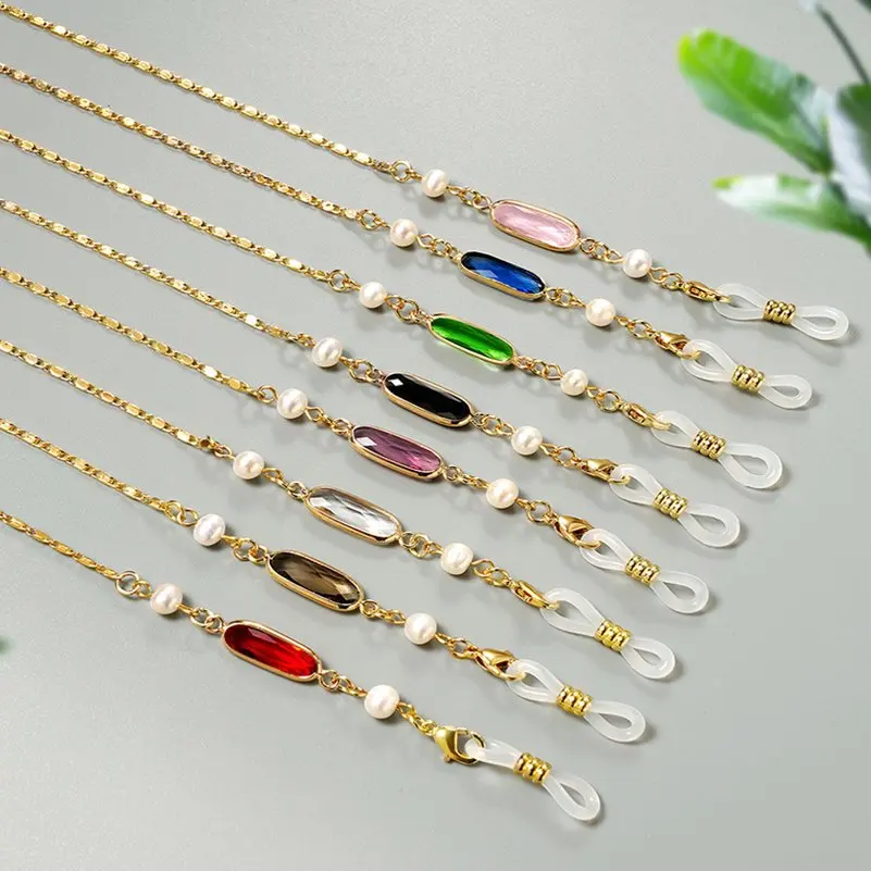 Fashion Long Crystal Glasses Chain For Women Metal Sunglasses Cords Retro Pearl Beaded Eyeglass Mask Hanging Chains & Lanyards
Fashion Long Crystal Glasses Chain For Women Metal Sunglasses Cords Retro Pearl Beaded Eyeglass Mask Hanging Chains & Lanyards
