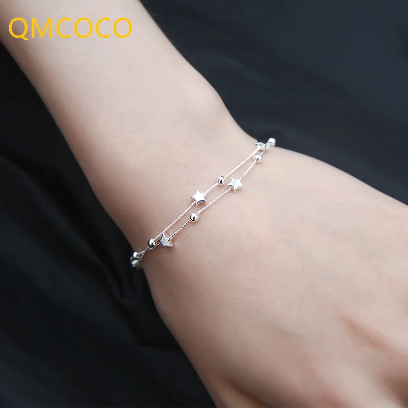 QMCOCO серебряные цветные модные браслеты для женщин двухслойные круглые браслеты в форме звезды в стиле панк простые браслеты для подарков н...
QMCOCO серебряные цветные модные браслеты для женщин двухслойные круглые браслеты в форме звезды в стиле панк простые браслеты для подарков н...