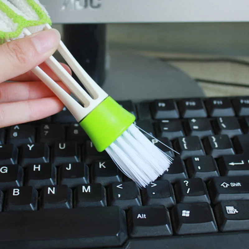 1PCS Double Brush Cleaner Keyboard Dust Cleaning Brush Laptop Computer Cleaner Dust Cleaning
1PCS Double Brush Cleaner Keyboard Dust Cleaning Brush Laptop Computer Cleaner Dust Cleaning