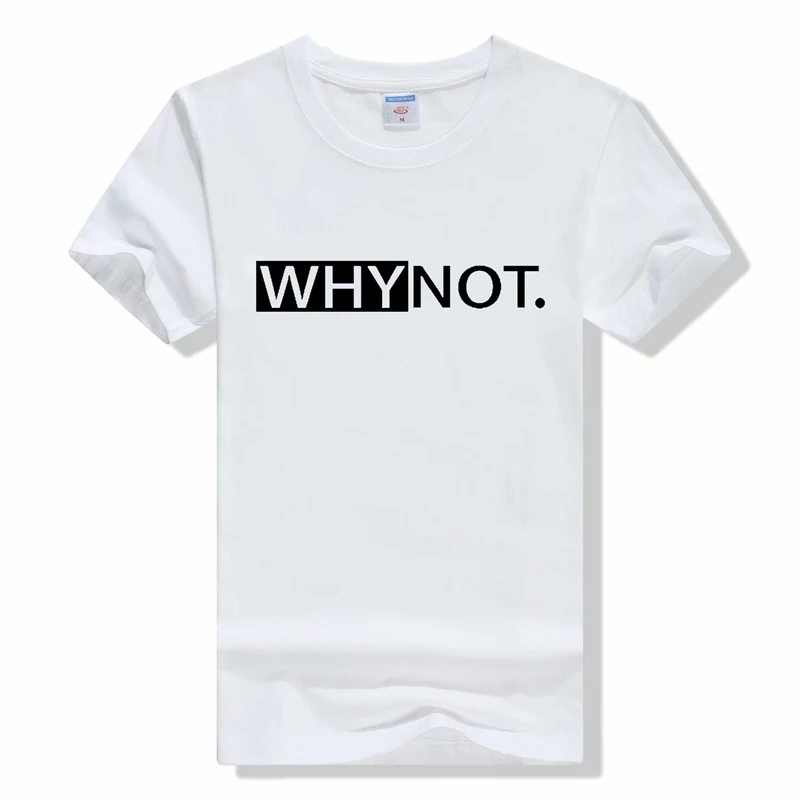 Harajuku pop WHY NOT Printed T Shirt men Women Summer White Tees & Tops Female lady Clothing Short Sleeve red Fashion T-shirts
Harajuku pop WHY NOT Printed T Shirt men Women Summer White Tees & Tops Female lady Clothing Short Sleeve red Fashion T-shirts