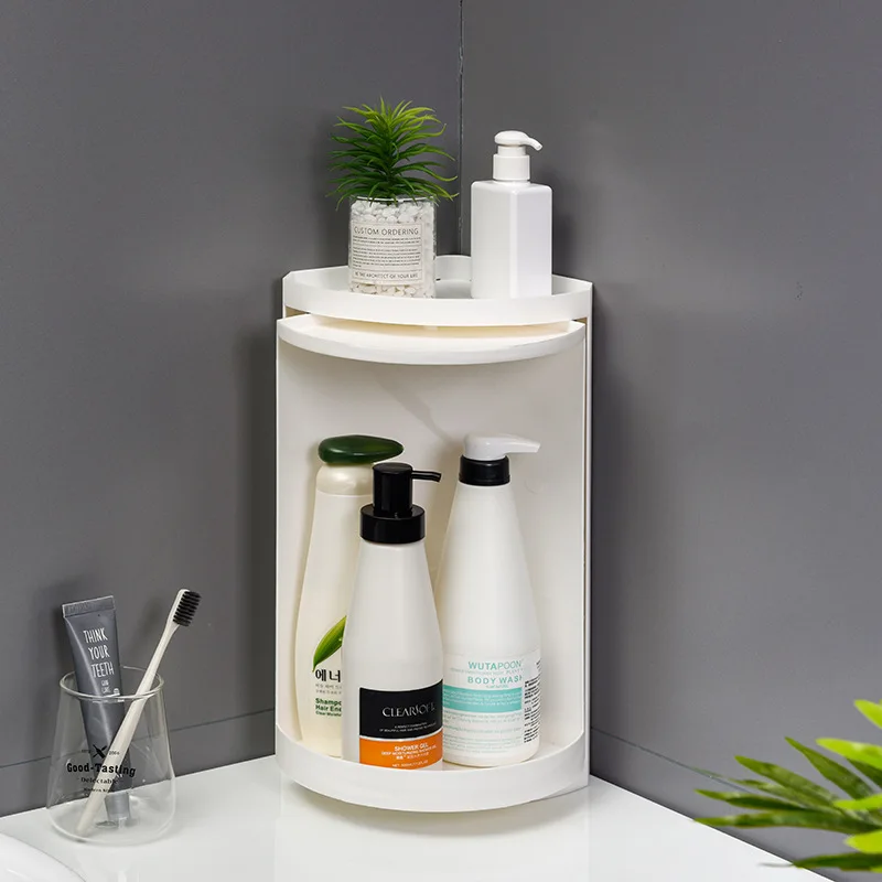 Bathroom Corner Organizer 360 Degree Rotating Shelf Free Punching Multifunction Shower Rack Waterproof Toilet Cabinet Storage
Bathroom Corner Organizer 360 Degree Rotating Shelf Free Punching Multifunction Shower Rack Waterproof Toilet Cabinet Storage