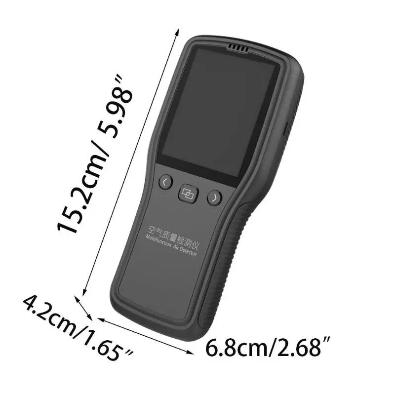 LCD Digital Air Quality Monitor Detector Testing for Formaldehyde TVOC PM2.5 PM10 HCHO Detector
LCD Digital Air Quality Monitor Detector Testing for Formaldehyde TVOC PM2.5 PM10 HCHO Detector