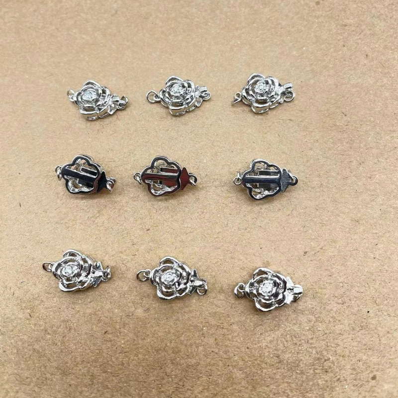 925 Sterling Silver DIY Jewelry Accessories Inlaid with Diamonds Jewelry Making Supplies Wholesale
925 Sterling Silver DIY Jewelry Accessories Inlaid with Diamonds Jewelry Making Supplies Wholesale