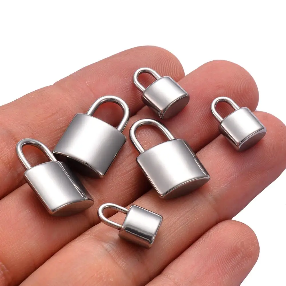 5pcs Stainless Steel Lock Charm,DIY Necklace & Bracelet Accessory Jewelry Makings DIY Finding,Hypoallergenic
5pcs Stainless Steel Lock Charm,DIY Necklace & Bracelet Accessory Jewelry Makings DIY Finding,Hypoallergenic