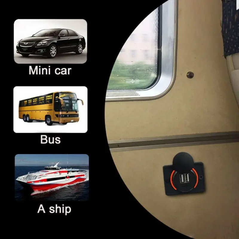 Mini Portable Dual USB Charging Port Socket Car Charger for Cellphones Tablets GPS Navigation Devices
Mini Portable Dual USB Charging Port Socket Car Charger for Cellphones Tablets GPS Navigation Devices