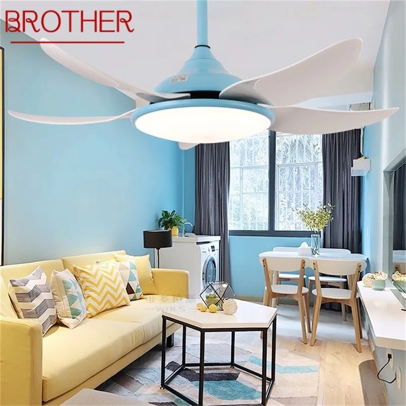 BROTHER LED Ceiling Lamp With Fan 3 Colors With Remote Control Modern Fan Lighting for Rooms Dining Room Bedroom Living Room
BROTHER LED Ceiling Lamp With Fan 3 Colors With Remote Control Modern Fan Lighting for Rooms Dining Room Bedroom Living Room