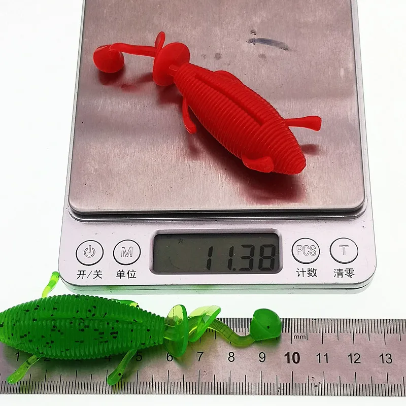 Soft Lures 90mm 12pcs/lot TPR fishing artificial lure soft swimbait plastic fishing lures 2020 worm bait
Soft Lures 90mm 12pcs/lot TPR fishing artificial lure soft swimbait plastic fishing lures 2020 worm bait
