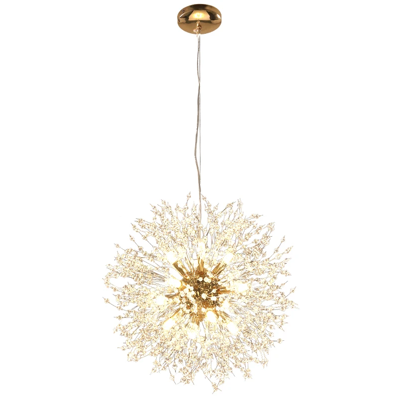 Modern LED chandelier Lighting Romantic Crystal Dandelion Living Room Dining Room Bedroom Chandelier golden silver hanging light
Modern LED chandelier Lighting Romantic Crystal Dandelion Living Room Dining Room Bedroom Chandelier golden silver hanging light