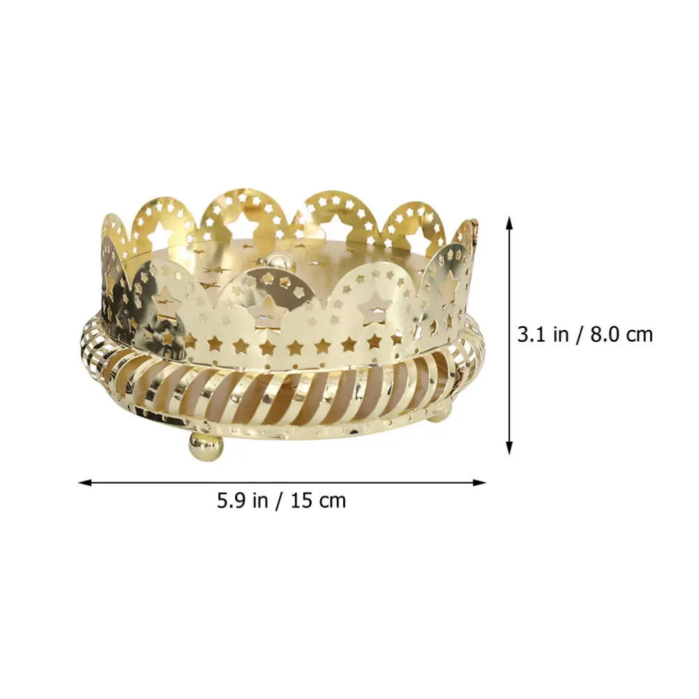 1Pc Ironwork Censer Ornament Household Mosquito Incense Holder with Cover Golden
1Pc Ironwork Censer Ornament Household Mosquito Incense Holder with Cover Golden