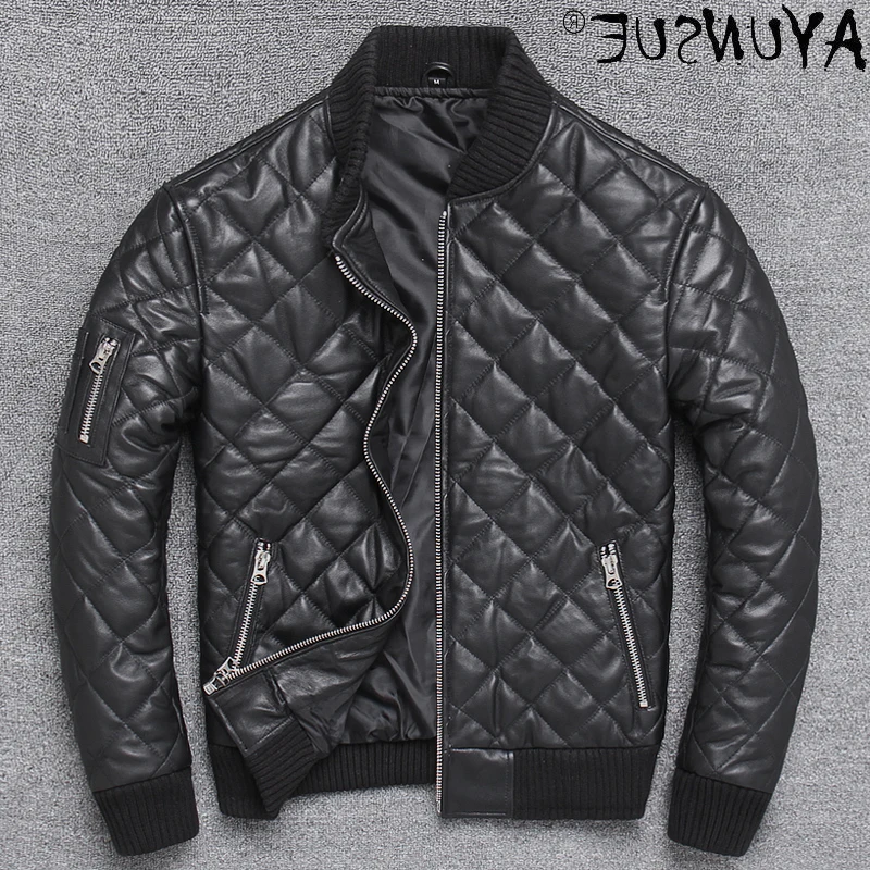 Leather Genuine Sheepskin Jacket Men Winter Clothes Mens Jackets Korean Autumn Coat Baseball Coats Erkekler Ceket LXR677
Leather Genuine Sheepskin Jacket Men Winter Clothes Mens Jackets Korean Autumn Coat Baseball Coats Erkekler Ceket LXR677