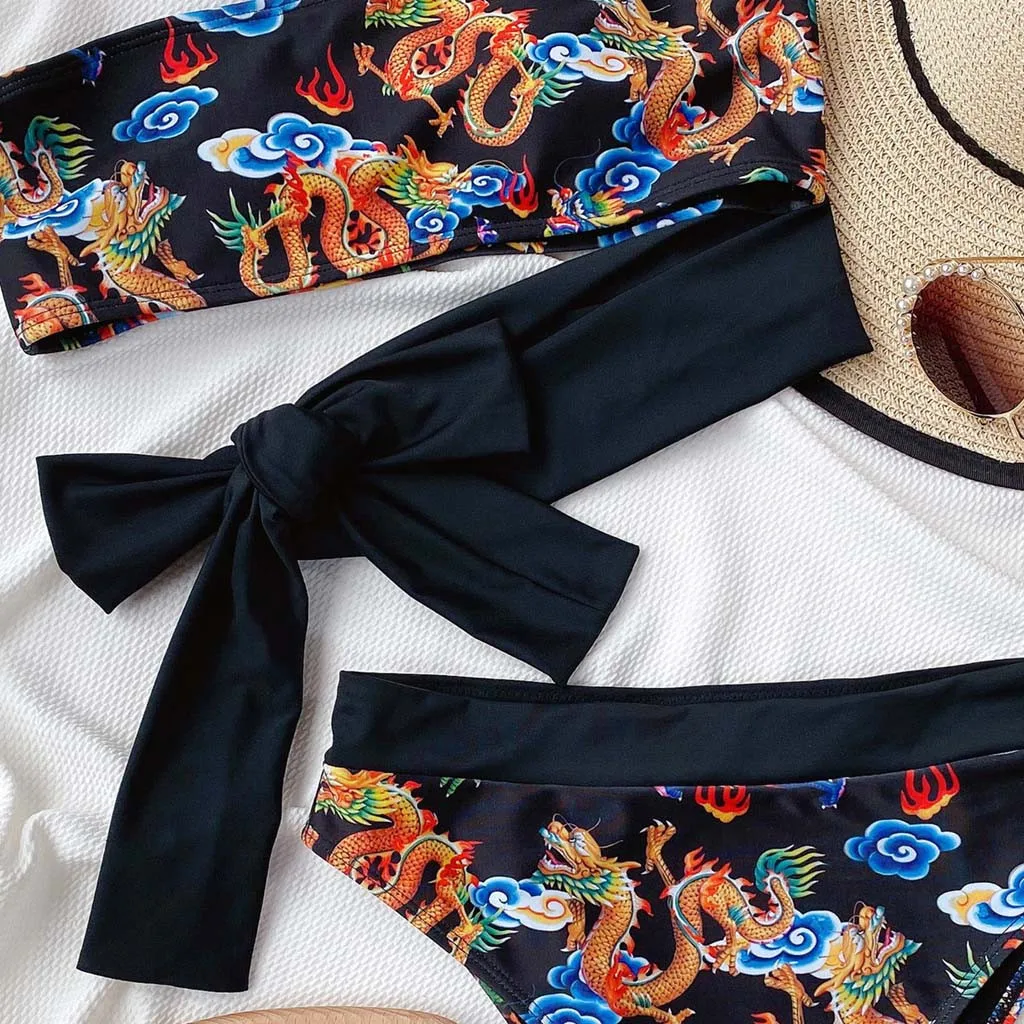 Sexy Women Print Dragon Bikini Push-Up Padded Bandeau Swimwear Swimsuit Beachwear Set Bathing Suit Beach Wear Biquini
Sexy Women Print Dragon Bikini Push-Up Padded Bandeau Swimwear Swimsuit Beachwear Set Bathing Suit Beach Wear Biquini