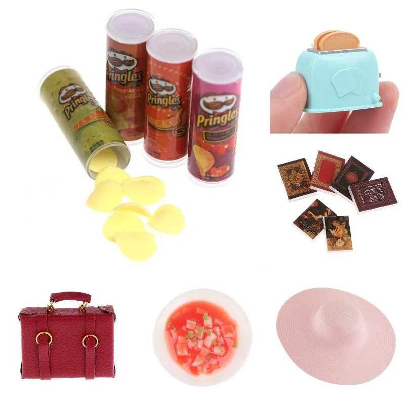 Dollhouse Furniture Toys Doll House Decoration Accessories Mini Hand Luggage Simulation Food Doll Universal Hat Mini Books
Dollhouse Furniture Toys Doll House Decoration Accessories Mini Hand Luggage Simulation Food Doll Universal Hat Mini Books