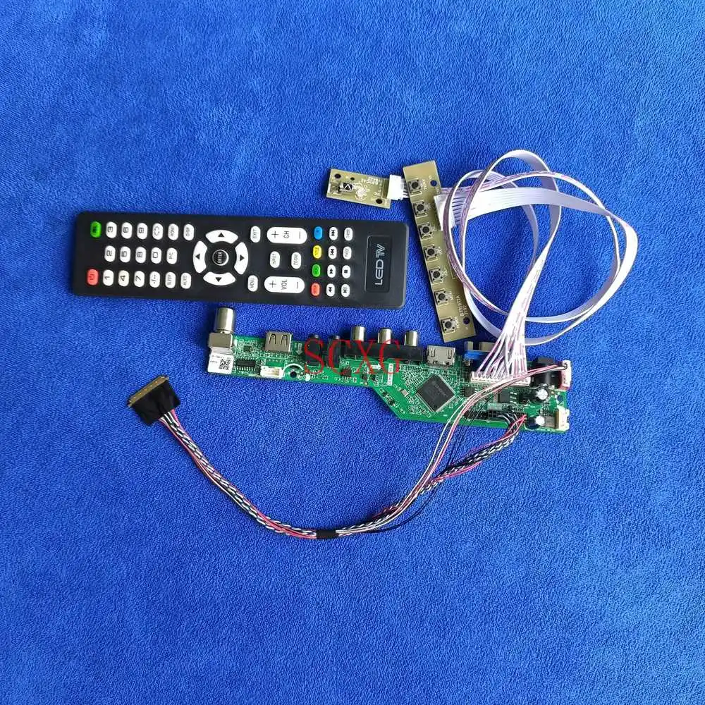 LVDS 40Pin 1440*900 LED LCD VGA USB AV HDMI-compatible Analog signal For LP171WP9(TL)(B1) DIY Kit Display controller drive board
LVDS 40Pin 1440*900 LED LCD VGA USB AV HDMI-compatible Analog signal For LP171WP9(TL)(B1) DIY Kit Display controller drive board