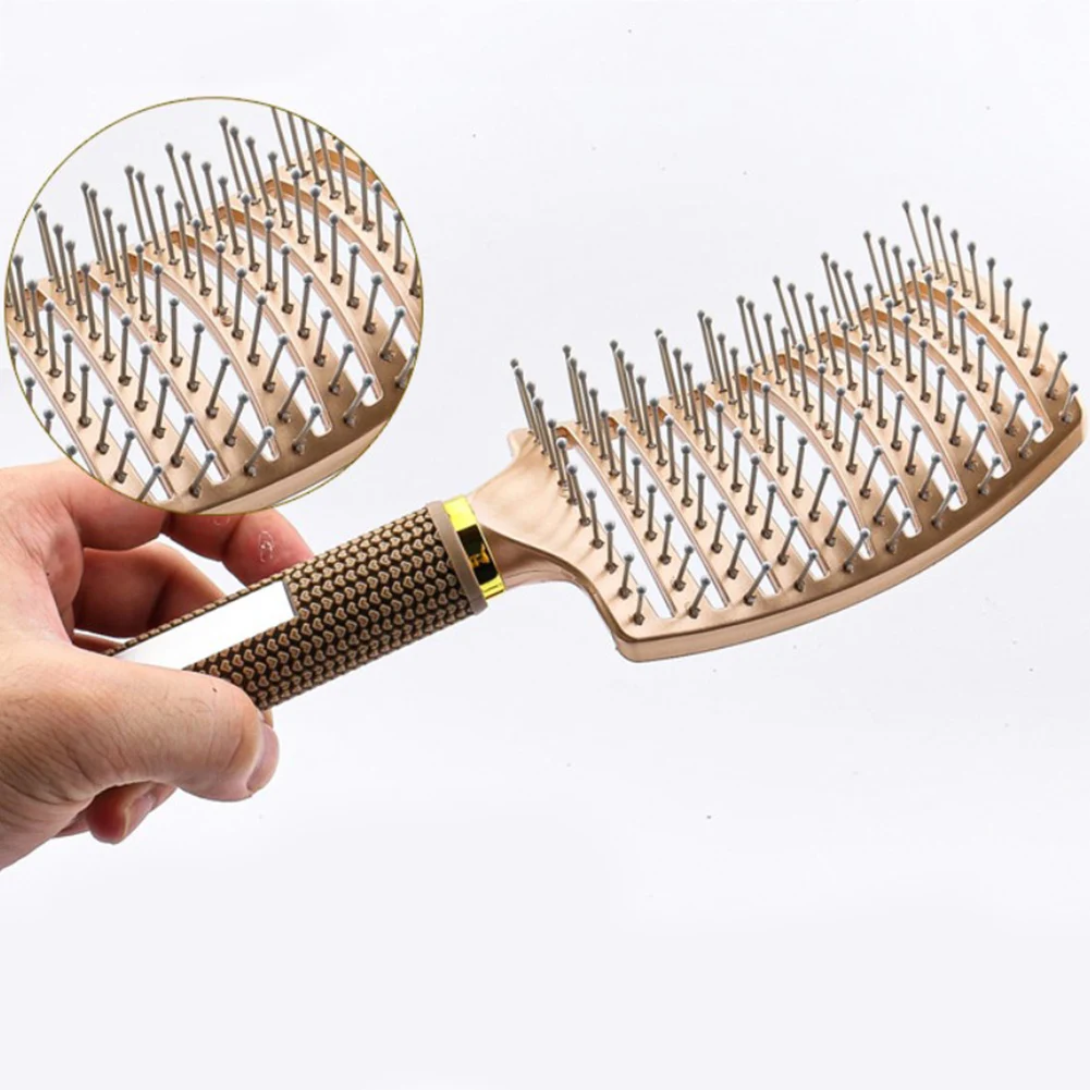 Hair Brush Girls Hair Combs Scalp Massage Women Wet Curly Detangle Hair Brush For Salon Hairdressing Styling Accessories
Hair Brush Girls Hair Combs Scalp Massage Women Wet Curly Detangle Hair Brush For Salon Hairdressing Styling Accessories