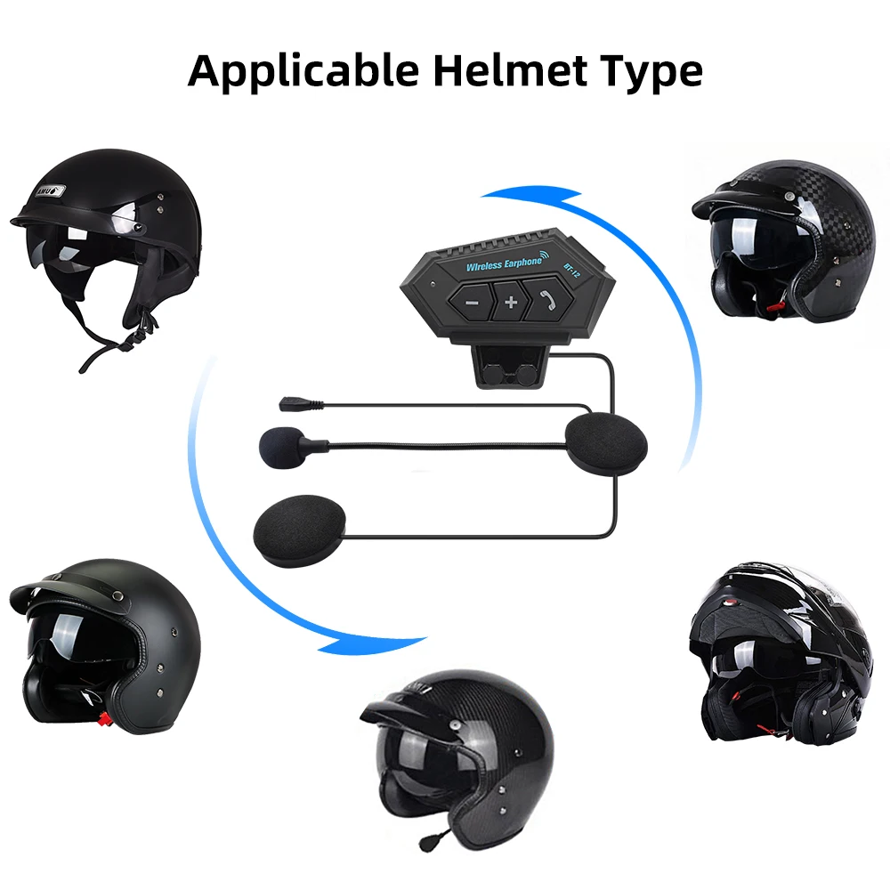 Deelife Helmet Handsfree Bluetooth Headset Wireless Motorcycle Headsets Music Player Headphones Microphone for Moto Motorbike
Deelife Helmet Handsfree Bluetooth Headset Wireless Motorcycle Headsets Music Player Headphones Microphone for Moto Motorbike