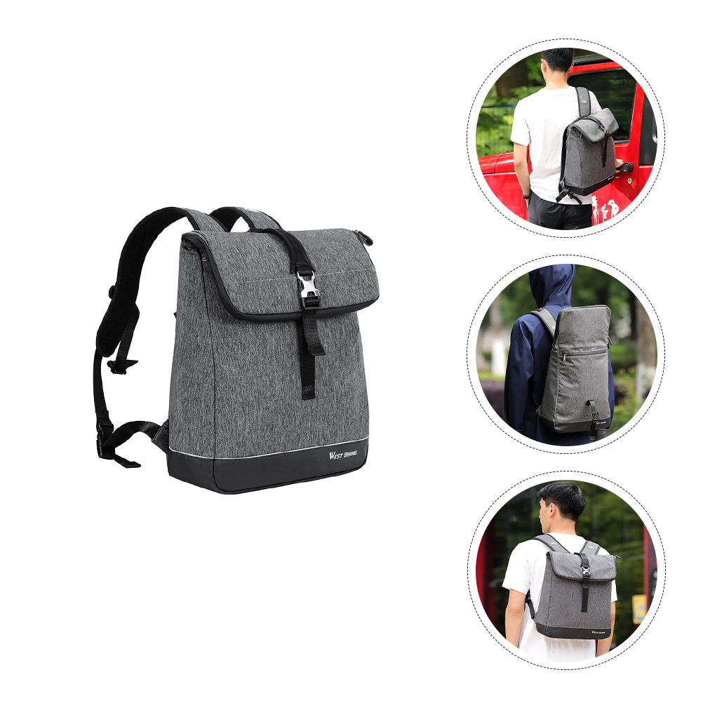 1pc Backpack Outdoor Men Laptop Multi-functional Backpack Large Holder Leisure Bag