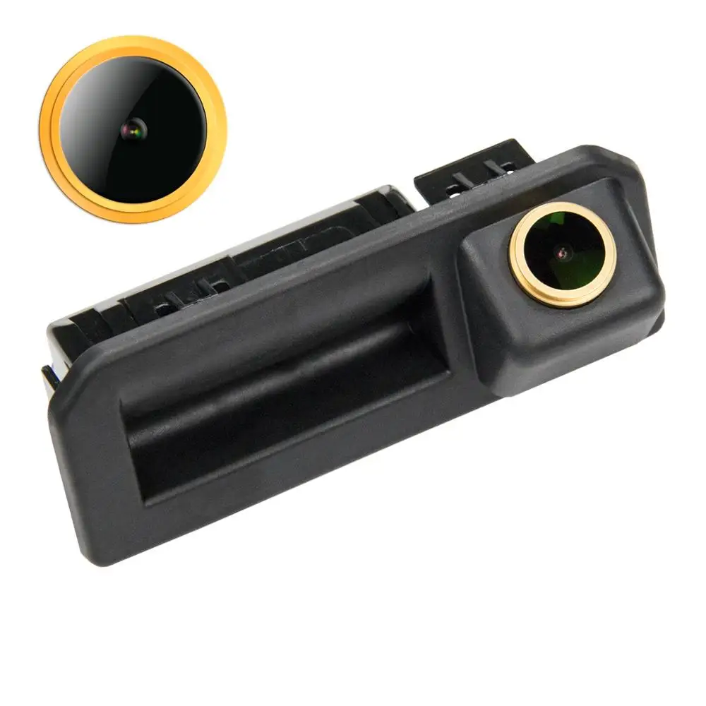 Freezzmi Золотая HD ручка камеры заднего вида для Audi A5 Q2 Q3 Q5 Seat Arona Ateca VW Tayron Passat Jetta Polo Bora