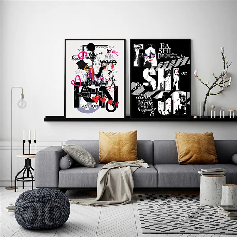 Abstract Fashion Lady Face Canvas Painting Black White Sexy Lips Sunglasses Wall Art Poster Print Modern Living Room Home Decor
Abstract Fashion Lady Face Canvas Painting Black White Sexy Lips Sunglasses Wall Art Poster Print Modern Living Room Home Decor