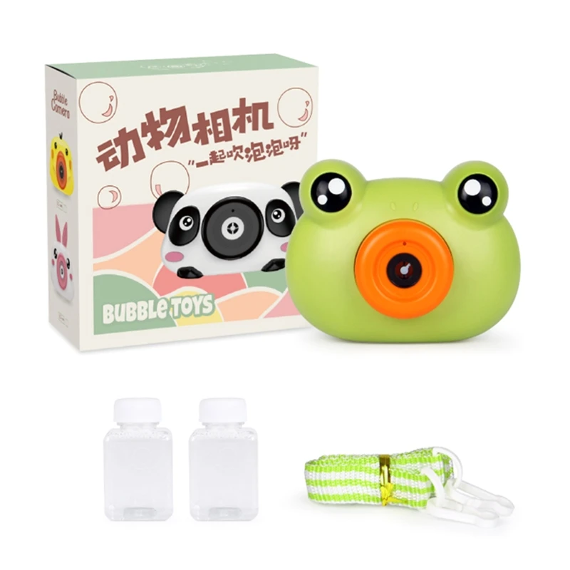 ABS Material Bubble Camera ABS Camera Bubble Machine Frog/Panda/Rabbit/Duck Type for 7-14 Old Kids Children Soap Bubbl
ABS Material Bubble Camera ABS Camera Bubble Machine Frog/Panda/Rabbit/Duck Type for 7-14 Old Kids Children Soap Bubbl