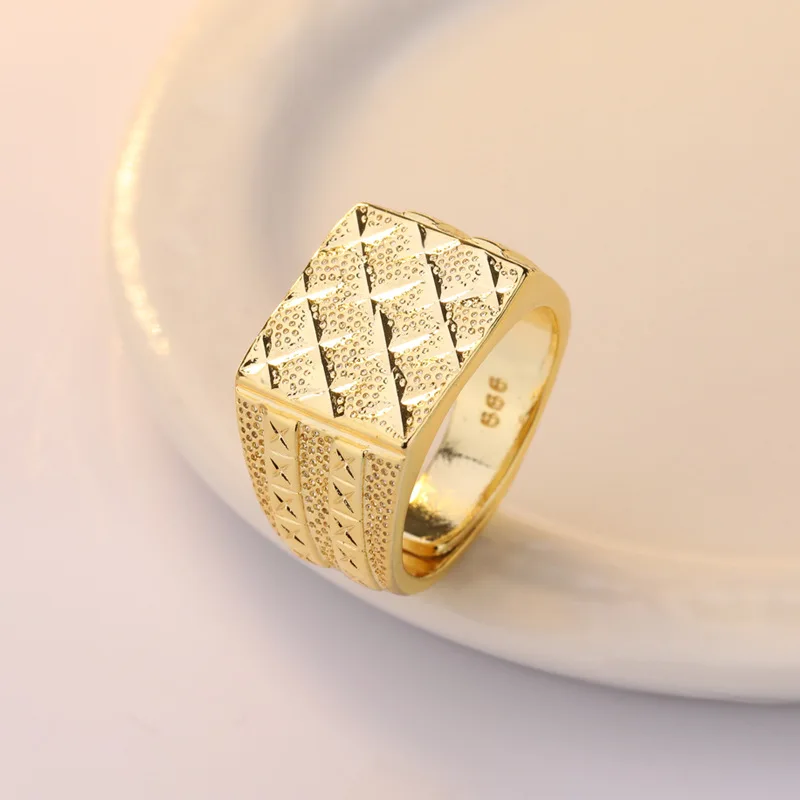 18K gold ring opening adjustable men's and women's rings wedding engagement party ring luxury jewelry wholesale
18K gold ring opening adjustable men's and women's rings wedding engagement party ring luxury jewelry wholesale