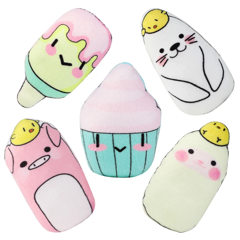 5Pcs Cat Catnip Toys Interactive Cat Toys Catnip Chew Toy Soft Plush Cat Pillow For Cat Kitten Teeth Cleaning Toys
5Pcs Cat Catnip Toys Interactive Cat Toys Catnip Chew Toy Soft Plush Cat Pillow For Cat Kitten Teeth Cleaning Toys