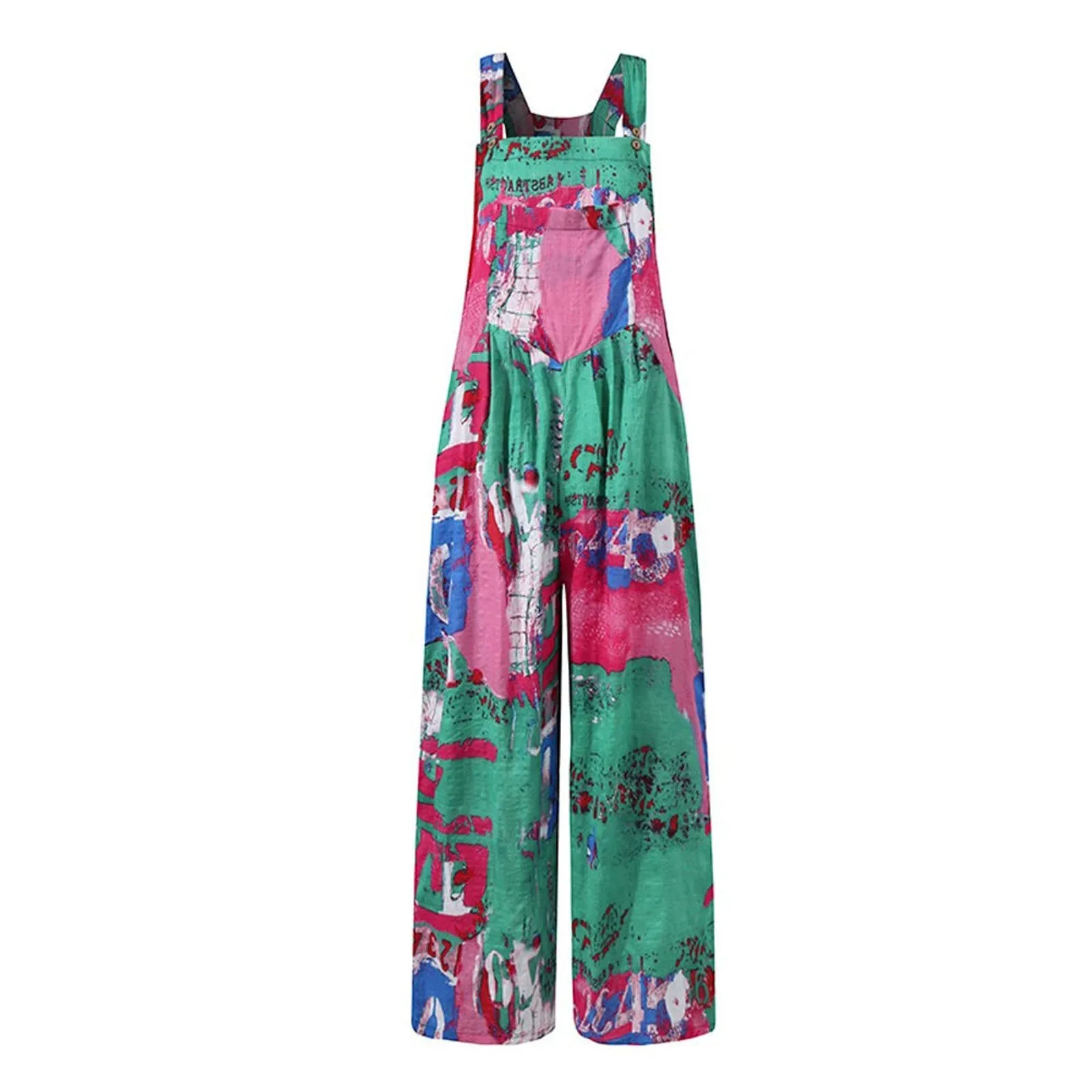 Floral Pants Womens Fashion Ethnic Style Patchwork Vintage Printed Buttons Suspender Jumpsuit Summer Clothes 2021 Popular
Floral Pants Womens Fashion Ethnic Style Patchwork Vintage Printed Buttons Suspender Jumpsuit Summer Clothes 2021 Popular