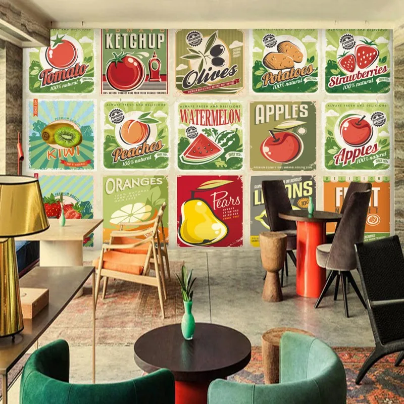 Dropship Photo Wallpaper Nostalgic Retro Fruit Vegetable Poster Mural Restaurant Background Wall Kitchen Wall Paper 3d
Dropship Photo Wallpaper Nostalgic Retro Fruit Vegetable Poster Mural Restaurant Background Wall Kitchen Wall Paper 3d