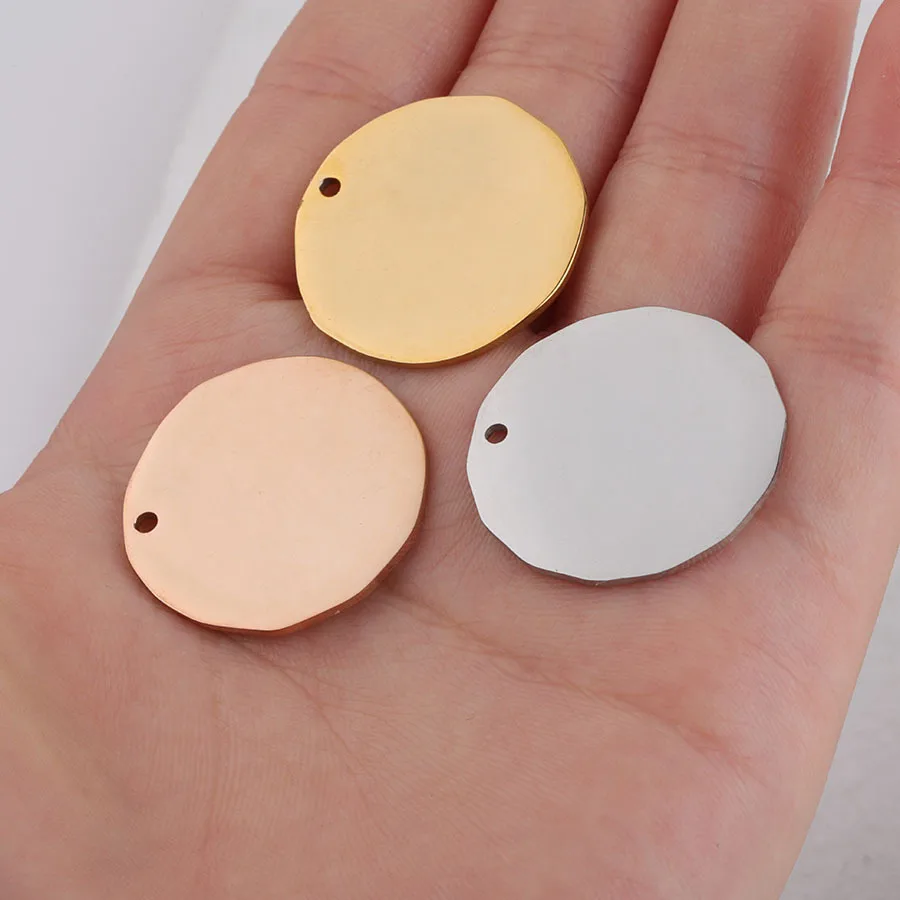 15/20/25/30mm Stainless Steel Irregular Round Disc Pendant Mirror Polishing Can Engrave Jewelry
15/20/25/30mm Stainless Steel Irregular Round Disc Pendant Mirror Polishing Can Engrave Jewelry