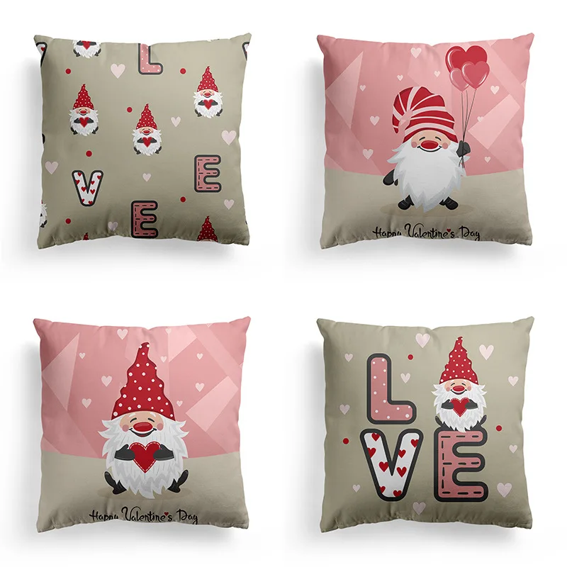 Чехол для подушки на День святого Валентина с изображением гнома
Чехол для подушки на День святого Валентина с изображением гнома