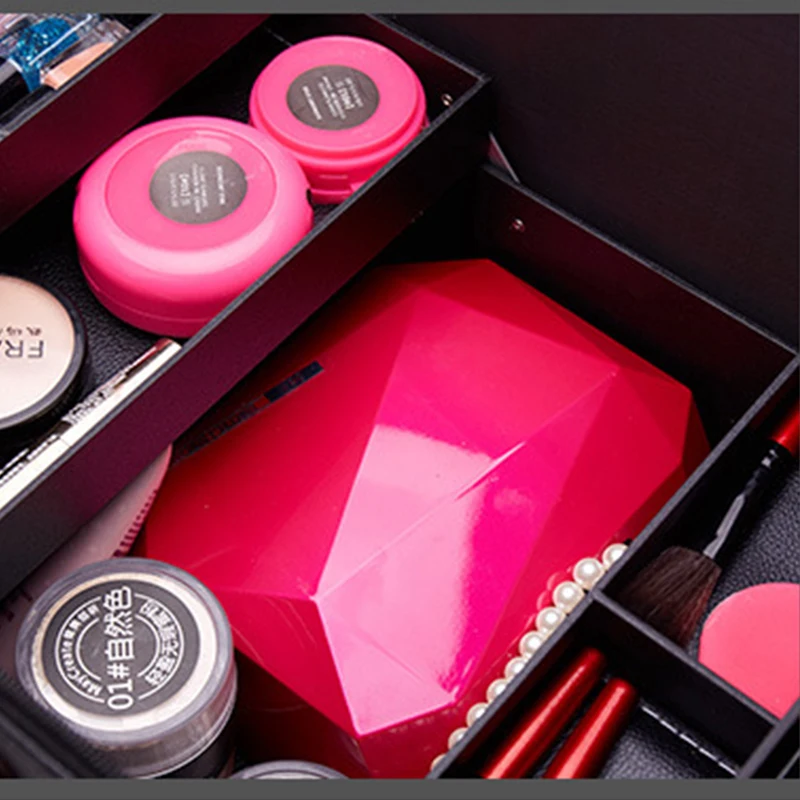 Professional Cosmetic Case Portable Nail Embroidery Toolbox Pu Makeup Brush Box Beauty Organizer
Professional Cosmetic Case Portable Nail Embroidery Toolbox Pu Makeup Brush Box Beauty Organizer