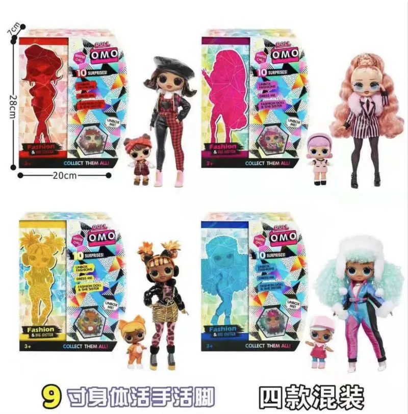 Surprise Doll Hairdressing Fashion Doll Blind Box Toy Dress Up OMO Doll Girl Toy Randomly Send Doll House Accessories Toys
Surprise Doll Hairdressing Fashion Doll Blind Box Toy Dress Up OMO Doll Girl Toy Randomly Send Doll House Accessories Toys