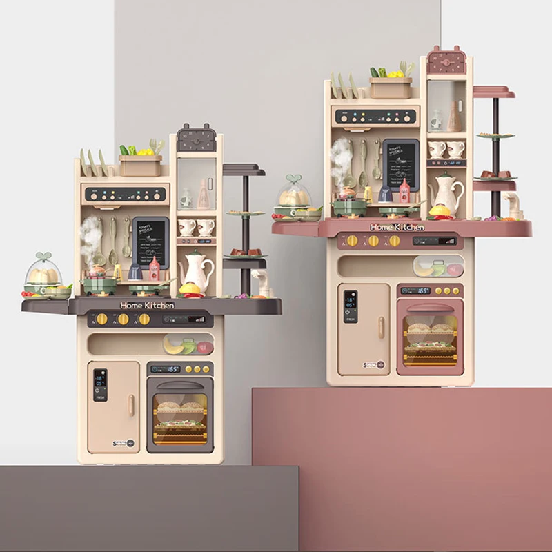 Children Play House Simulation Cooking Kitchen Tableware Toy Set Early Education Spray Water Sound And Light Sound Effect Gift
Children Play House Simulation Cooking Kitchen Tableware Toy Set Early Education Spray Water Sound And Light Sound Effect Gift