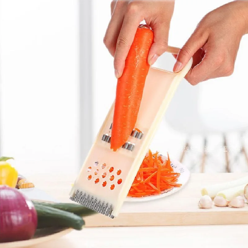 Shredded Potatoes Shredding Machine Multi-Function Vegetable Chopper Eraser Radish Slice Hand Guard Wipe Grater Kitchen Supplies
Shredded Potatoes Shredding Machine Multi-Function Vegetable Chopper Eraser Radish Slice Hand Guard Wipe Grater Kitchen Supplies