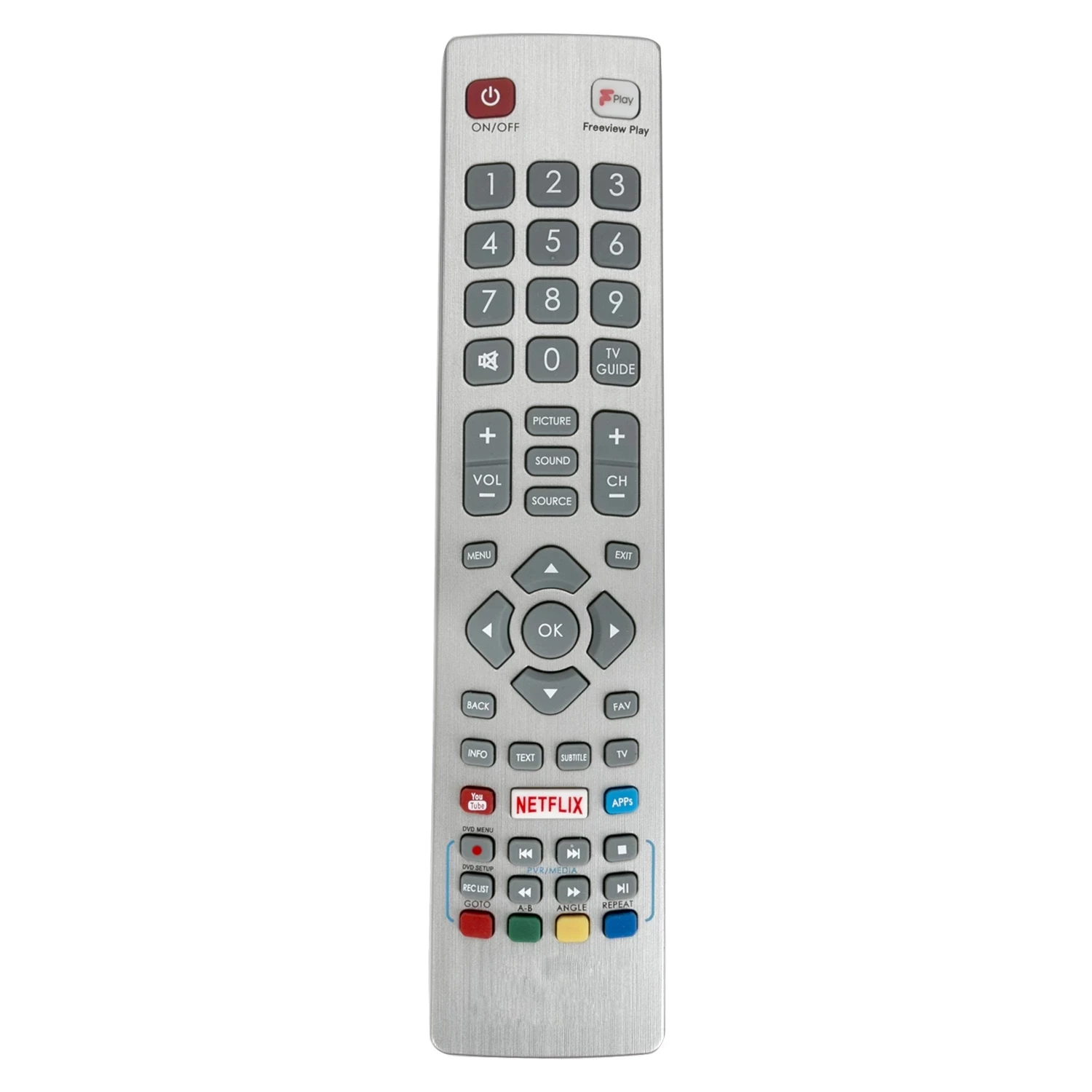 Replacement Remote Control for Sharp Aquos SHW/RMC/0121 SHWRMC0121 Full HD Smart LED TV with Netflix
Replacement Remote Control for Sharp Aquos SHW/RMC/0121 SHWRMC0121 Full HD Smart LED TV with Netflix
