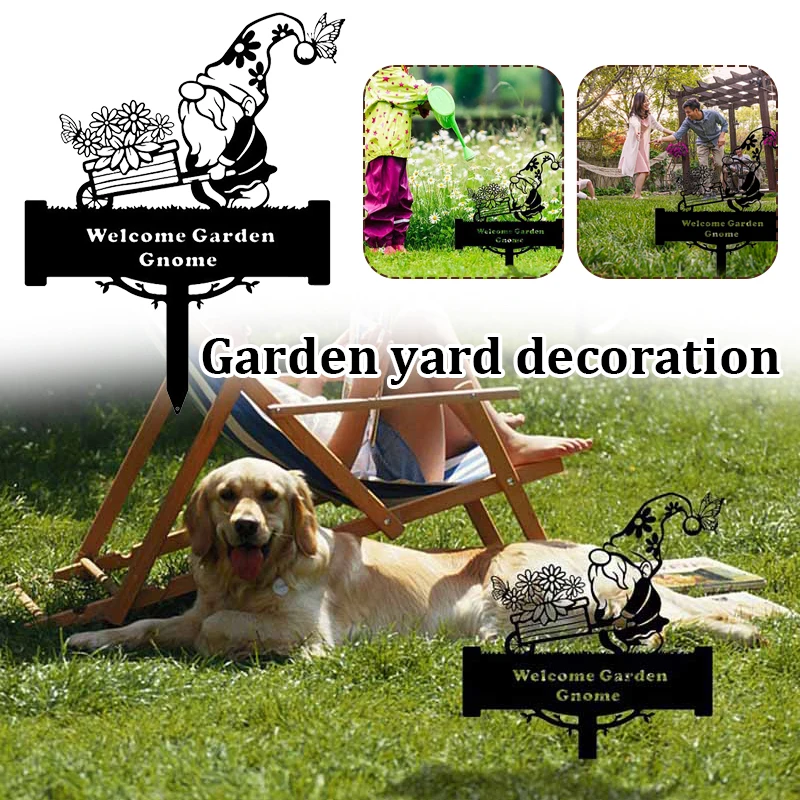 Украшение гнома Creative Garden Gnome Monogram Yard Sign Iron Style Silhouettes Garden Statue Lawn Decoration
Украшение гнома Creative Garden Gnome Monogram Yard Sign Iron Style Silhouettes Garden Statue Lawn Decoration