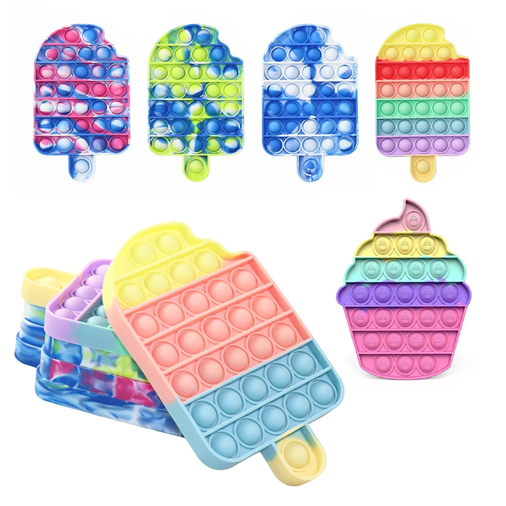 Push Bubble Fidget Toys for Adult Children Stress Relief Sensory Toy Ice Cream Antistress Fidgets Soft Squishy Dimple Pops Toys
Push Bubble Fidget Toys for Adult Children Stress Relief Sensory Toy Ice Cream Antistress Fidgets Soft Squishy Dimple Pops Toys