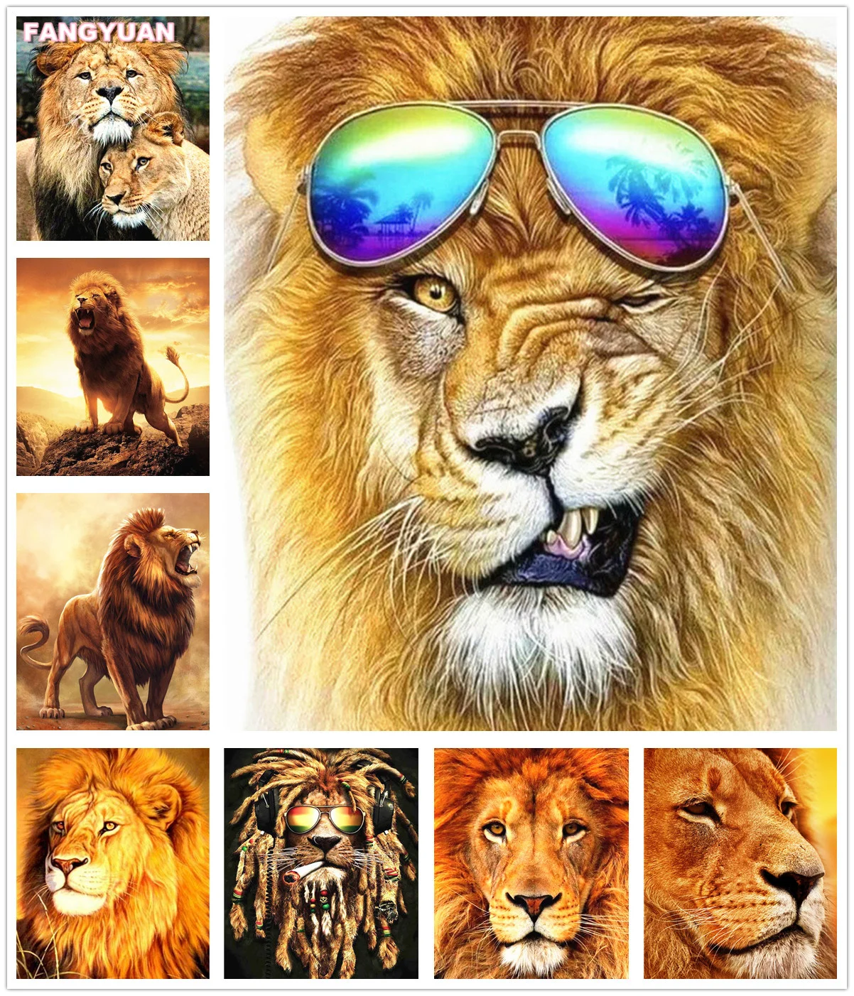 5D Diy Diamond Painting Lion Cross Stitch Handmade Gift Diamond Embroidery Mosaic Animal Full Drill Kits Picture Home Decor
5D Diy Diamond Painting Lion Cross Stitch Handmade Gift Diamond Embroidery Mosaic Animal Full Drill Kits Picture Home Decor