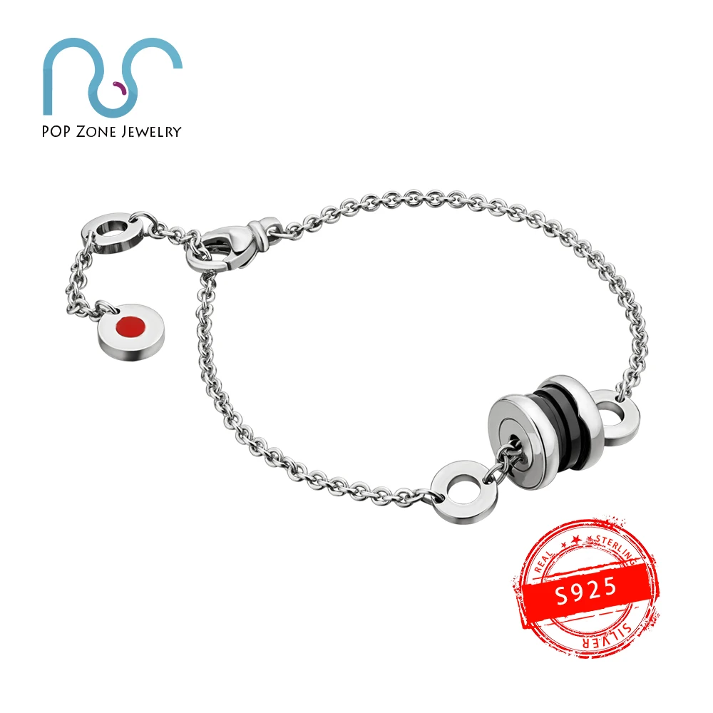 S925 Sterling Silver Bracelet Brand Classic Black Ceramic Red Bracelet Fashion Personality Jewelry Decoration Couple Bracelet
S925 Sterling Silver Bracelet Brand Classic Black Ceramic Red Bracelet Fashion Personality Jewelry Decoration Couple Bracelet