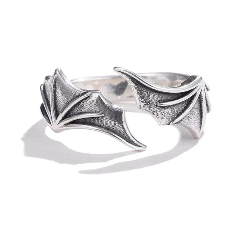 Korean Fashion Devil Wing Couple Vintage Ring for Men fairy Grunge Accessories Designer Jewelry Anillos Wholesale Items 2021
Korean Fashion Devil Wing Couple Vintage Ring for Men fairy Grunge Accessories Designer Jewelry Anillos Wholesale Items 2021