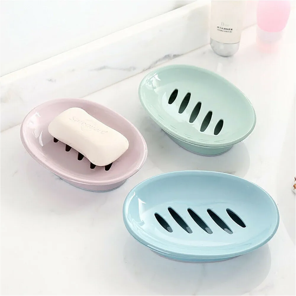 Soap Dish Holder Dispenser Soap Rack Box For Bathroom Dish Plate Case Shower Portable Plastic Sponge Container Tray Kitchen Tool
Soap Dish Holder Dispenser Soap Rack Box For Bathroom Dish Plate Case Shower Portable Plastic Sponge Container Tray Kitchen Tool