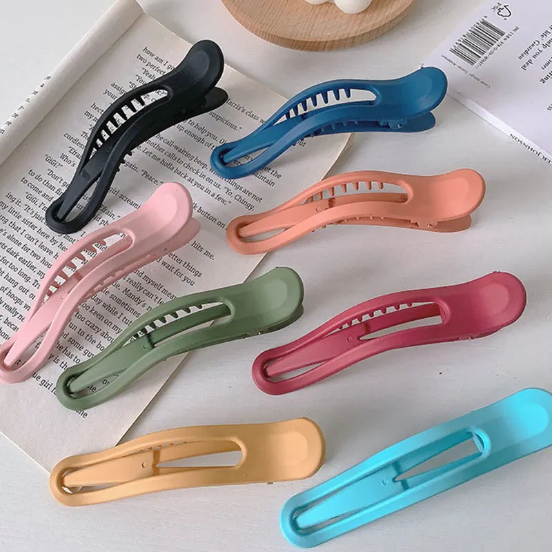 Candy Color Plastic Duckbill Clip for Women Girls Simple Large Frosted Hair Clip Face Wash Hairpins Barrettes Hair Accessories
Candy Color Plastic Duckbill Clip for Women Girls Simple Large Frosted Hair Clip Face Wash Hairpins Barrettes Hair Accessories