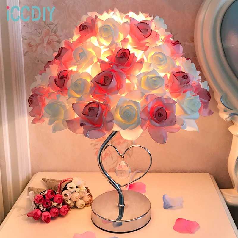 European Table llamp Rose Flower LED Night Light bedside Lamp Home Wedding Party Decor Atmosphere Night Light Sleep Lighting
European Table llamp Rose Flower LED Night Light bedside Lamp Home Wedding Party Decor Atmosphere Night Light Sleep Lighting