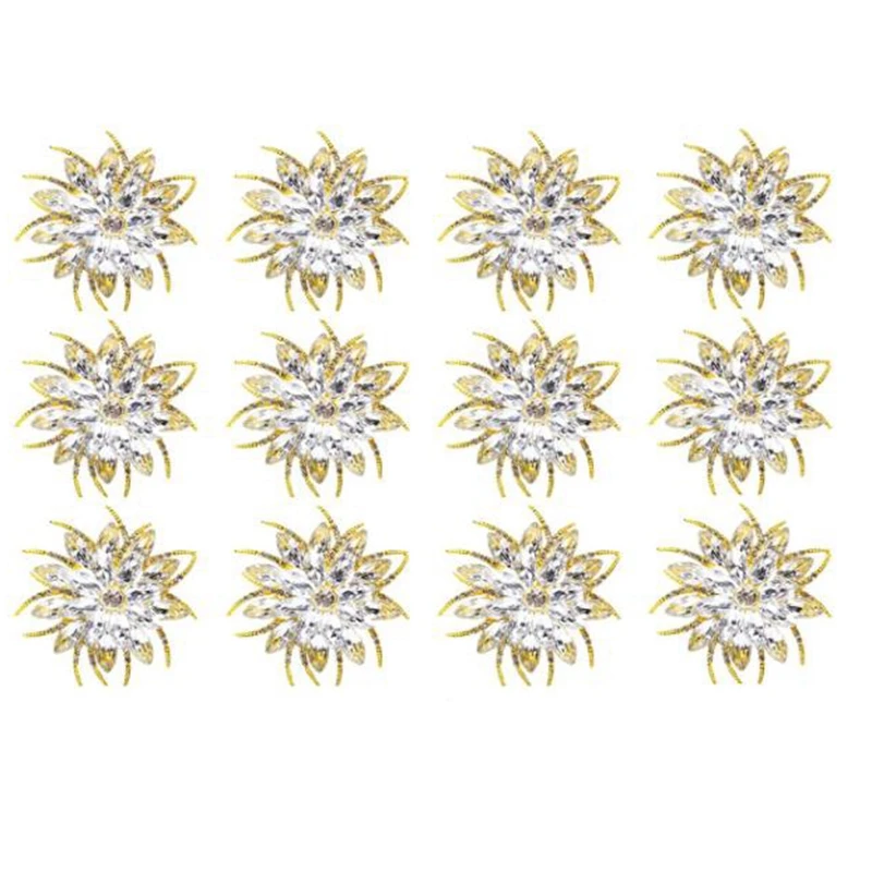 12 Pcs Napkin Ring Lotus Table Napkin Wedding Christmas Napkin Buckle Holder for Birthday Party Holiday Dinner,Etc
12 Pcs Napkin Ring Lotus Table Napkin Wedding Christmas Napkin Buckle Holder for Birthday Party Holiday Dinner,Etc