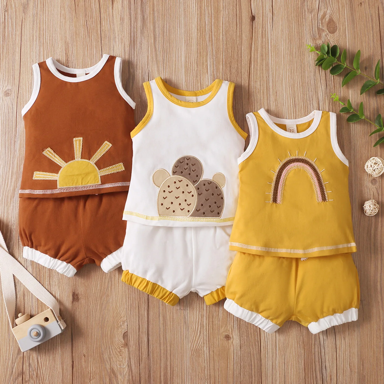 Summer Newborn Baby Girl Clothing Set Sleeveless Cartoon Printed Cotton Vest Tops+shorts Outfits 3m-3t Baby Boys Clothes 2021
Summer Newborn Baby Girl Clothing Set Sleeveless Cartoon Printed Cotton Vest Tops+shorts Outfits 3m-3t Baby Boys Clothes 2021