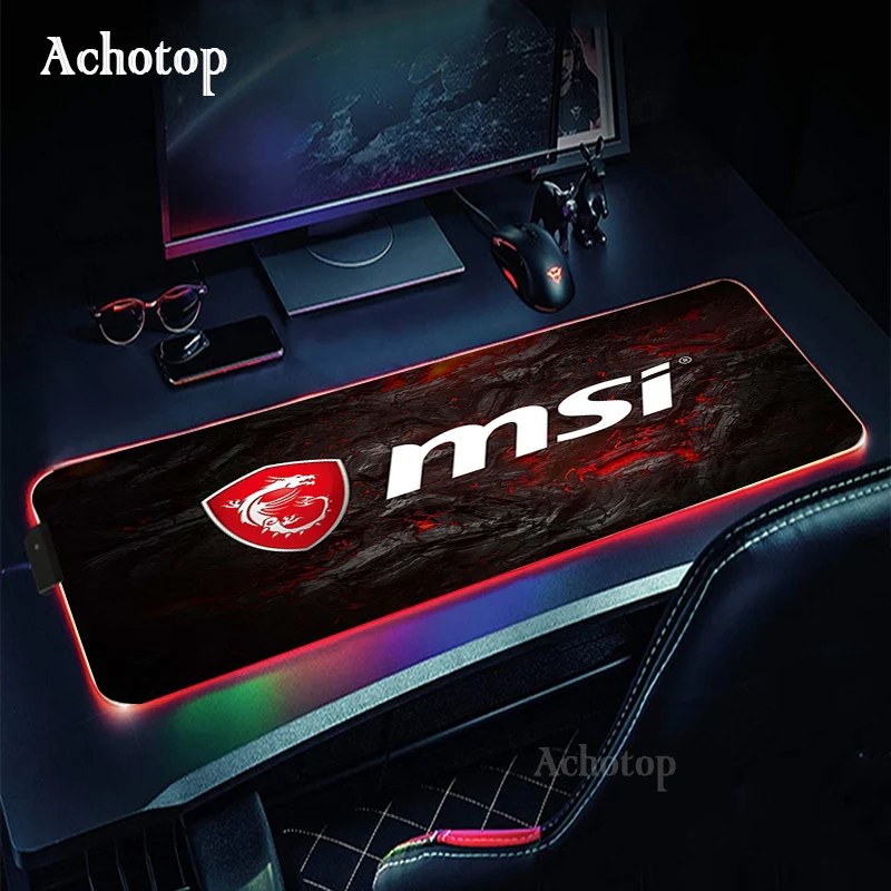 MSI Mouse Pad Gaming Mouse Pad Large RGB Computer Mouse Mat Mousepad Gamer Keyboard Carpet Desk Mat XXL XL PC Game Mouse Pad
MSI Mouse Pad Gaming Mouse Pad Large RGB Computer Mouse Mat Mousepad Gamer Keyboard Carpet Desk Mat XXL XL PC Game Mouse Pad
