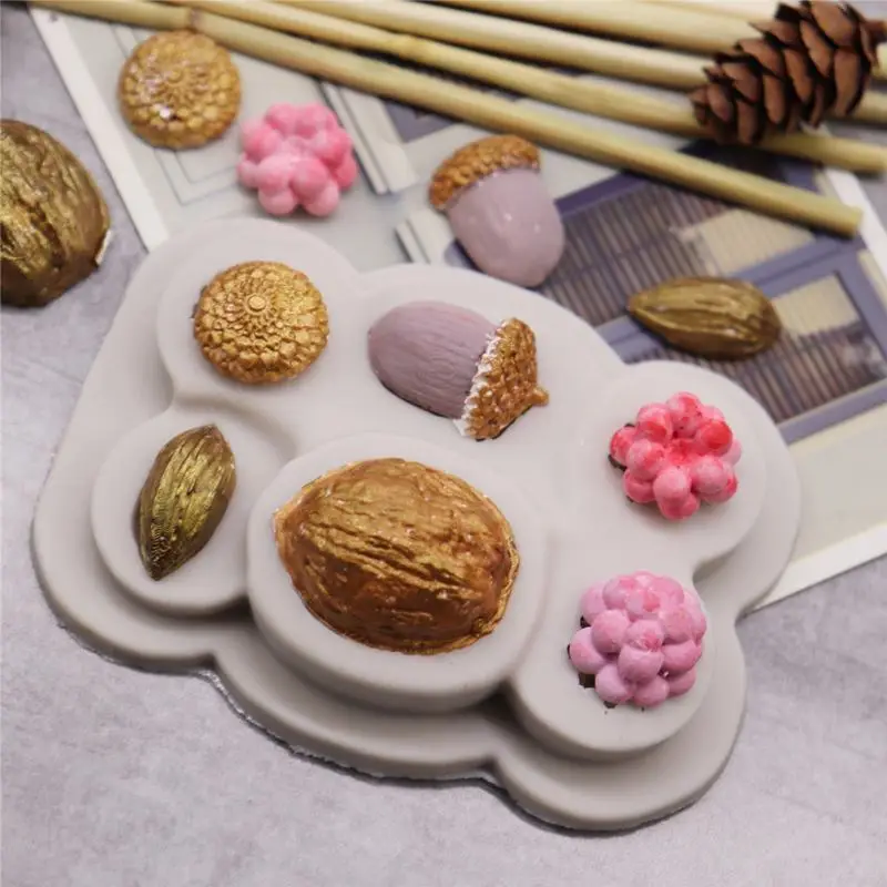 New nut silicone mold birthday cake decoration fondant mold diy chocolate baking tool
New nut silicone mold birthday cake decoration fondant mold diy chocolate baking tool
