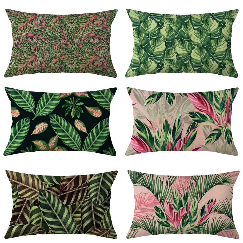 Rectangle Pillow Case Tropical Plants Flower Print Decorative Throw Pillows for Living Room Sofa Linen Throw Pillowcase 50x70
Rectangle Pillow Case Tropical Plants Flower Print Decorative Throw Pillows for Living Room Sofa Linen Throw Pillowcase 50x70