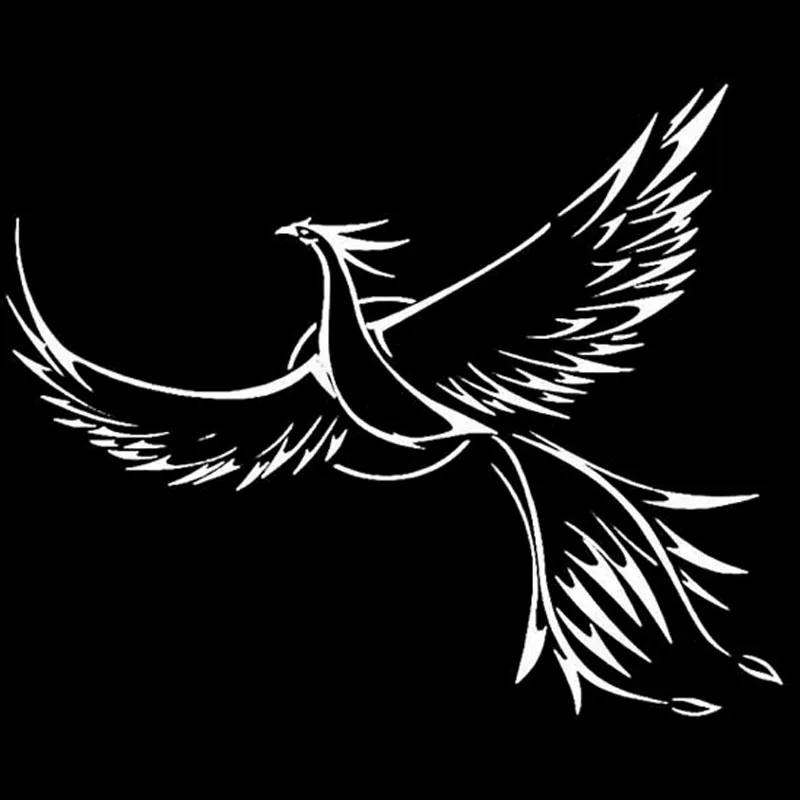 Fashion Car Stickers Phoenix Bird Pvc Decals for Memories of Love Car Decoration Stickers Accessories Black/white, 20cm*16cm
Fashion Car Stickers Phoenix Bird Pvc Decals for Memories of Love Car Decoration Stickers Accessories Black/white, 20cm*16cm