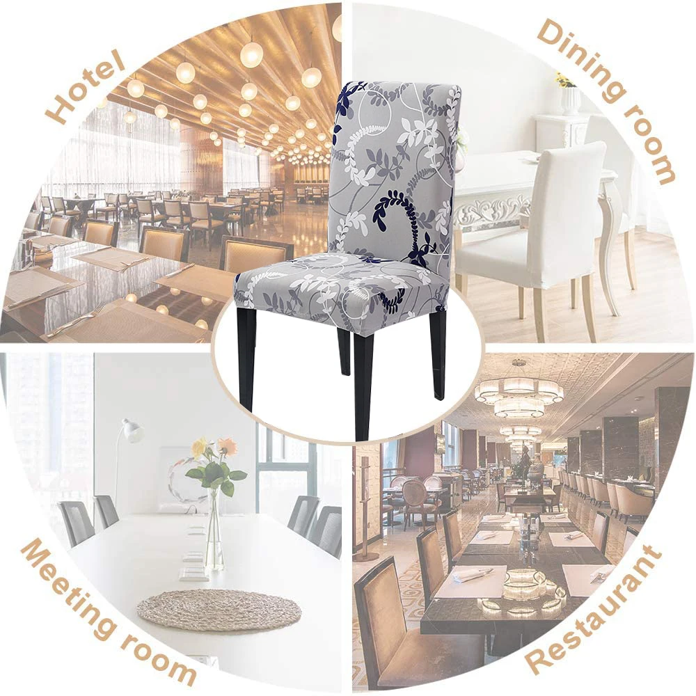 Chair Cover Spandex Removable Seat Cover for Office Dining Room Weddings Party Banquet Universal Size 1/2/4/6PC housse de chaise
Chair Cover Spandex Removable Seat Cover for Office Dining Room Weddings Party Banquet Universal Size 1/2/4/6PC housse de chaise