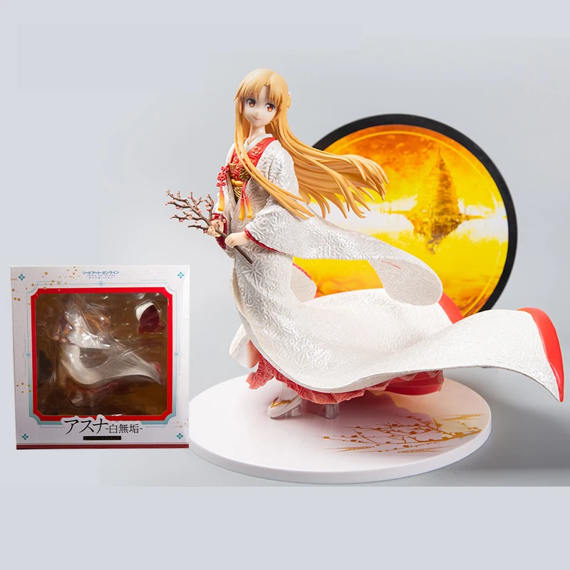 25cm Japanese Anime Sword Art Online Figure Asuna Shiromuku PVC Action Figure Toy Anime Figurine PVC Collectible Model Toy Hot
25cm Japanese Anime Sword Art Online Figure Asuna Shiromuku PVC Action Figure Toy Anime Figurine PVC Collectible Model Toy Hot